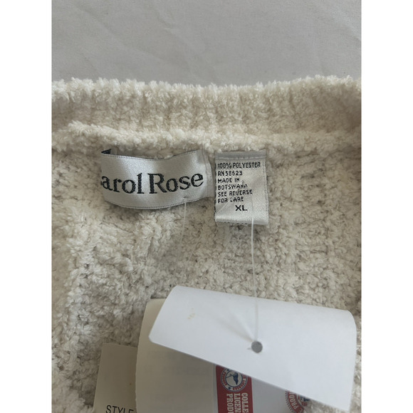 Vintage University of Kentucky Fuzzy Sweater Womens Size XL Ivory NWT - Picture 4 of 8